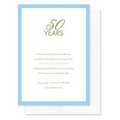 Blue Frame Anniversary Invitation